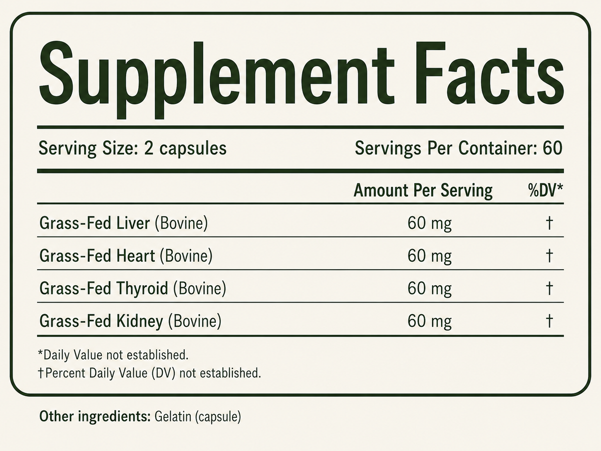 Supplement facts